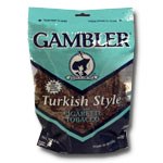 Gambler Turkish Blend Rolling Tobacco made in USA, 4 x 6oz bags, 680g total.