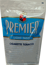 Premier Blue Light Rolling Tobacco made in USA, 5 x 226 g bags, 1133g total. Free shipping!