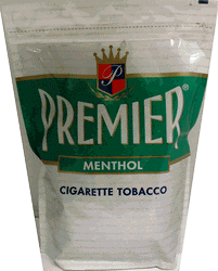 Premier Menthol Rolling Tobacco made in USA, 5 x 226 g bags, 1133g total. Free shipping!