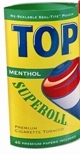 Top Superoll Menthol Rolling Tobacco made in USA, 5 x 8 oz bags, 1133.00g total.