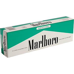 Marlboro Menthol Box cigarettes made in USA, 4 cartons, 40 packs. Free shipping!