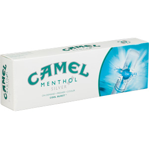 Camel Menthol Silver Box cigarettes made in USA, 4 cartons, 40 packs. Free shipping!