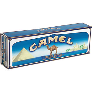 Camel Turkish Royal Box cigarettes made in USA, 4 cartons, 40 packs. Free shipping!
