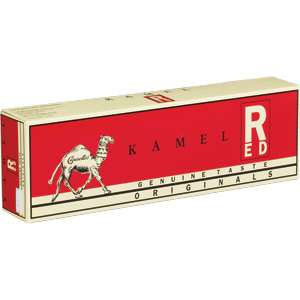 Kamel Red Box cigarettes made in USA, 6 cartons, 60 packs. Freshness guaranteed!