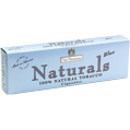 Nat Sherman Naturals Ultra Blue King Size cigarettes made in USA, 6 cartons, 60 packs.