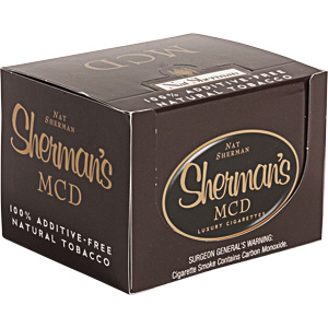 Nat Sherman MCD Original Luxury cigarettes made in USA, 4 cartons, 40 packs. Free shipping!