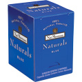 Nat Sherman Naturals Blue 101mm cigarettes made in USA, 4 cartons, 40 packs. Free shipping!