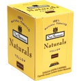 Nat Sherman Naturals Yellow 101 mm cigarettes made in USA, 4 cartons, 40 packs. Free shipping!