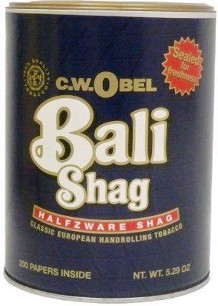 Bali Halfzware Shag Can Rolling Tobacco, 8 x 150 g cans, 1200 g total.