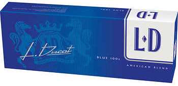 L. Ducat Blue 100 Box cigarettes made in Turkey. 4 cartons, 40 packs. Free shipping!