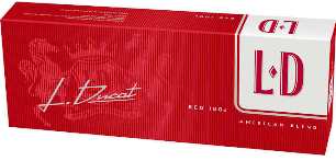 L. Ducat Red 100 Box cigarettes made in Turkey. 4 cartons, 40 packs. Free shipping!
