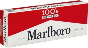 Marlboro Red 100 Box cigarettes made in USA, 4 cartons, 40 packs. Free shipping!