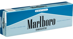 Marlboro Smooth Menthol Box cigarettes made in USA,  4 cartons, 40 packs. Free shipping!
