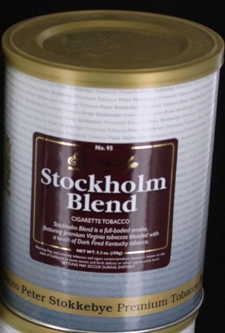 Peter Stokkebye Stockholm Blend Can Rolling Tobacco, 2 x 300g can, 600g