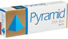 Pyramid Blue 100 Box cigarettes made in USA, 4 cartons, 40 packs. Free shipping!