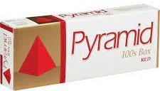 Pyramid Red 100 Box cigarettes made in USA, 4 cartons, 40 packs. Free shipping!