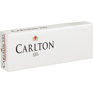Carlton 100 Box cigarettes made in USA, 40 packs, 4 cartons. Free shipping!