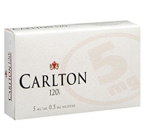 Carlton 120 Box cigarettes made in USA, 40 packs, 4 cartons. Free shipping!