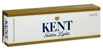 Kent Golden Lights Kings cigarettes made in USA, 4 cartons, 40 packs. Free shipping!