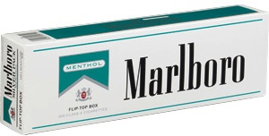 Marlboro Menthol Silver Box cigarettes made in USA, 4 cartons, 40 packs. Free shipping!