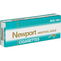 Newport Menthol Gold 100 Box cigarettes made in USA, 4 cartons, 40 packs. Free shipping!