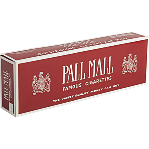 Pall Mall Non Filter cigarettes made in USA, 4 cartons, 40 packs. Free shipping!