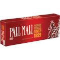 Pall Mall Red 100 Box cigarettes made in USA, 4 cartons, 40 packs.  Free shipping!