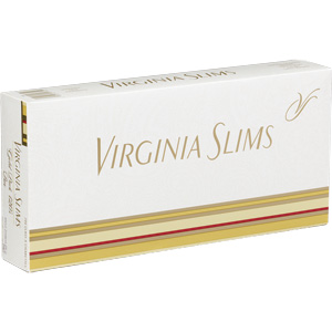 Virginia Slims Gold Lights 120 Luxury cigarettes made in USA, 4 cartons, 40 packs. Free shipping!
