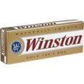 Winston Gold Lights 100 Box cigarettes made in USA, 4 cartons, 40 packs. Free shipping!