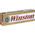 Winston Gold Lights Box cigarettes made in USA, 4 cartons, 40 packs. Free shipping!