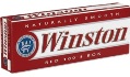 Winston Red Full Flavor 100 Box cigarettes made in USA, 4 cartons, 40 packs. Free shipping!
